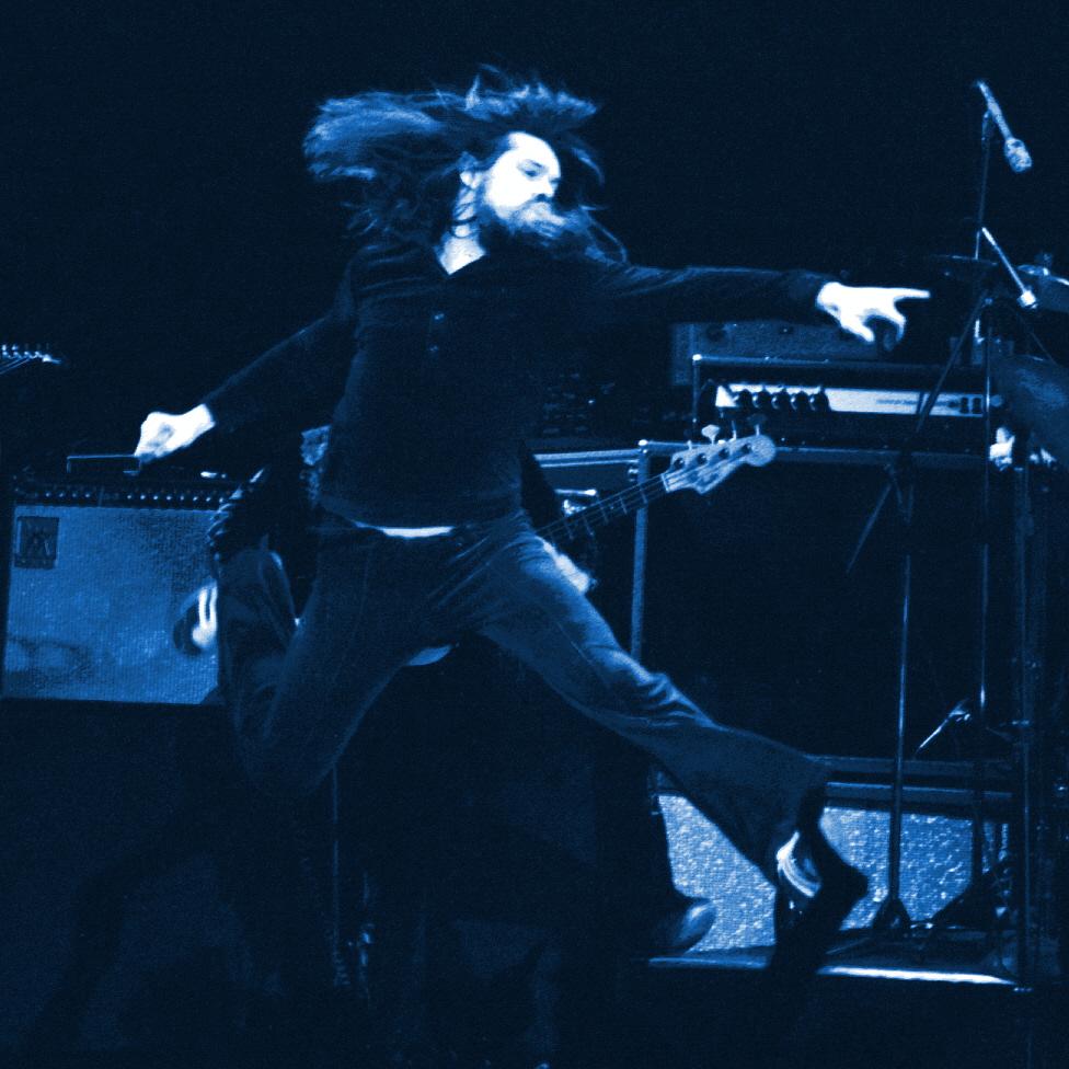 BOB SEGER BOB SEGER AND THE SILVER BULLET BAND PERFORMING LIVE AT THE SPOKANE COLISEUM IN SPOKANE, WA. ON 11-28-76. PHOTO BY BEN UPHAM. MAGICAL MOMENT PHOTOS.