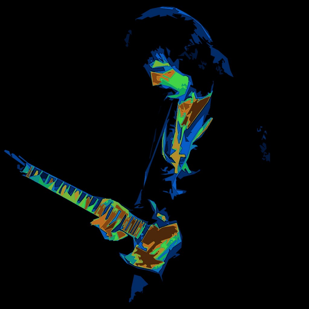 BLACK SABBATH 2 TONY IOMMI OF BLACK SABBATH PERFORMING LIVE IN SPOKANE, WA. ON 9-28-78. PHOTO BY BEN UPHAM. MAGICAL MOMENT PHOTOS.