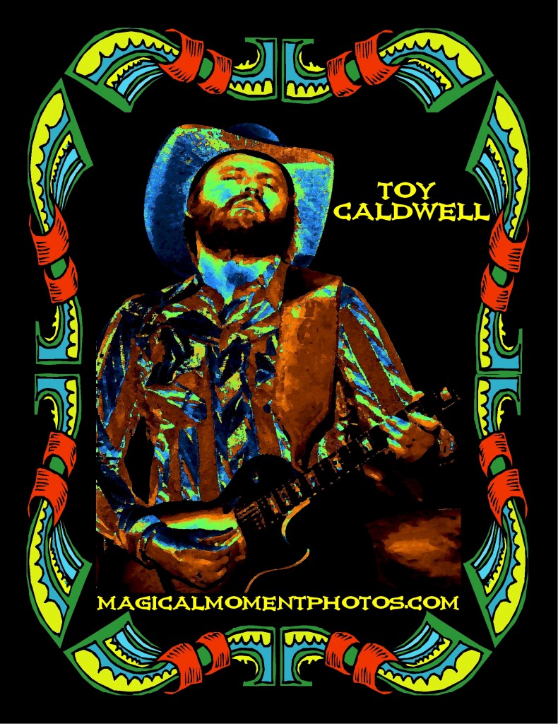 TOYF1 AD TOY CALDWELL OF THE MARSHALL TUCKER BAND PERFORMING LIVE IN CHENEY, WA. ON MAY 26, 1977. PHOTO ART BY BEN UPHAM. MAGICAL MOMENT PHOTOS.
