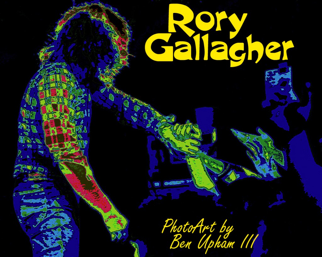 RORY GALLAGHER IN KENT, WA. 1979 RORY GALLAGHER SHAKING HANDS WITH HIS GREAT FANS